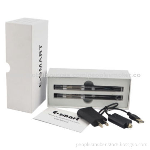 E-cigarette with 2 x Cartomizers/2 x Batteries/1 x USB Charger/1 x Wall Charger/Zipper Gift BoxNew